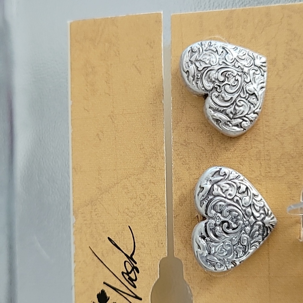 Patricia Nash heart trio earring set - Picture 3 of 5
